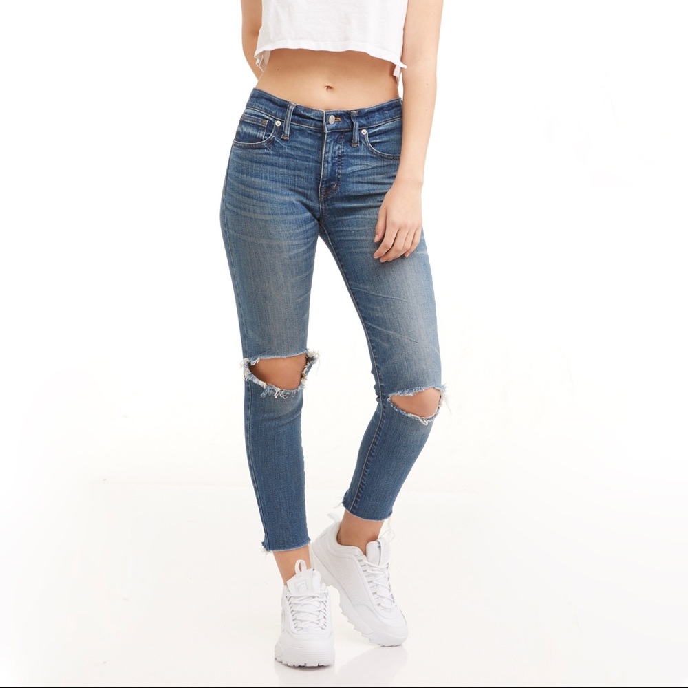 Madewell 9” High Riser Skinny Skinny Crop Jean